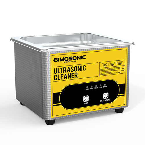 Bimo 2L Ultrasonic Cleaning Machine High Frequency Vibration 40kHz /Adjustable Heating Timing For Washing Jewelry Glasses Watch