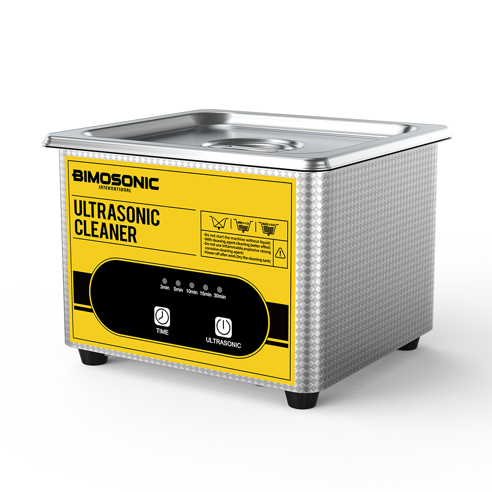 Bimo 2L Ultrasonic Cleaning Machine High Frequency Vibration 40kHz /Adjustable Heating Timing For Washing Jewelry Glasses Watch