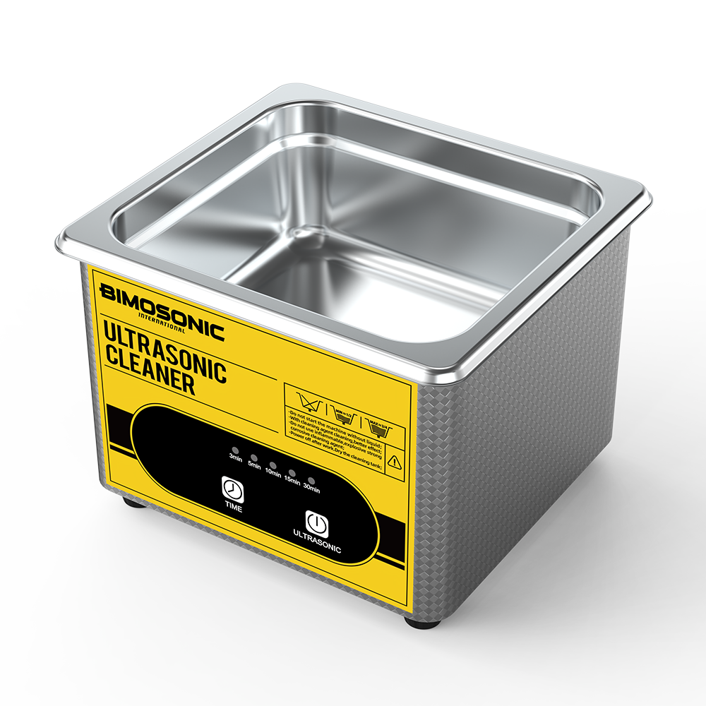 Bimo 2L Ultrasonic Cleaning Machine High Frequency Vibration 40kHz /Adjustable Heating Timing For Washing Jewelry Glasses Watch