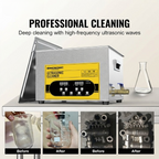 BIMOSONIC 1.3L-6.5L Digital Ultrasonic Parts Cleaner | 40kHz Sonic Washer – product details image 9