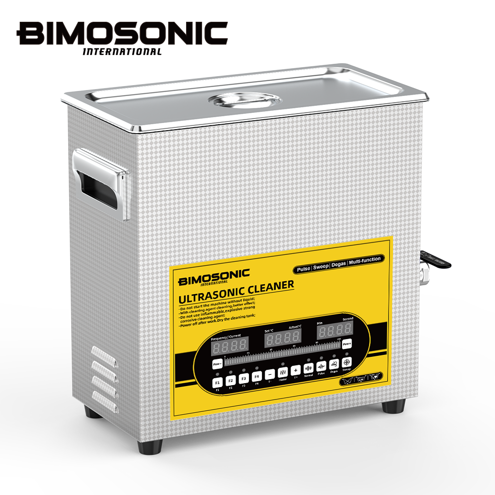 Bimo 3L 10L Tri-Frequency Ultrasonic Cleaner with Degassing Heater Timer for Lab Parts Cleaning