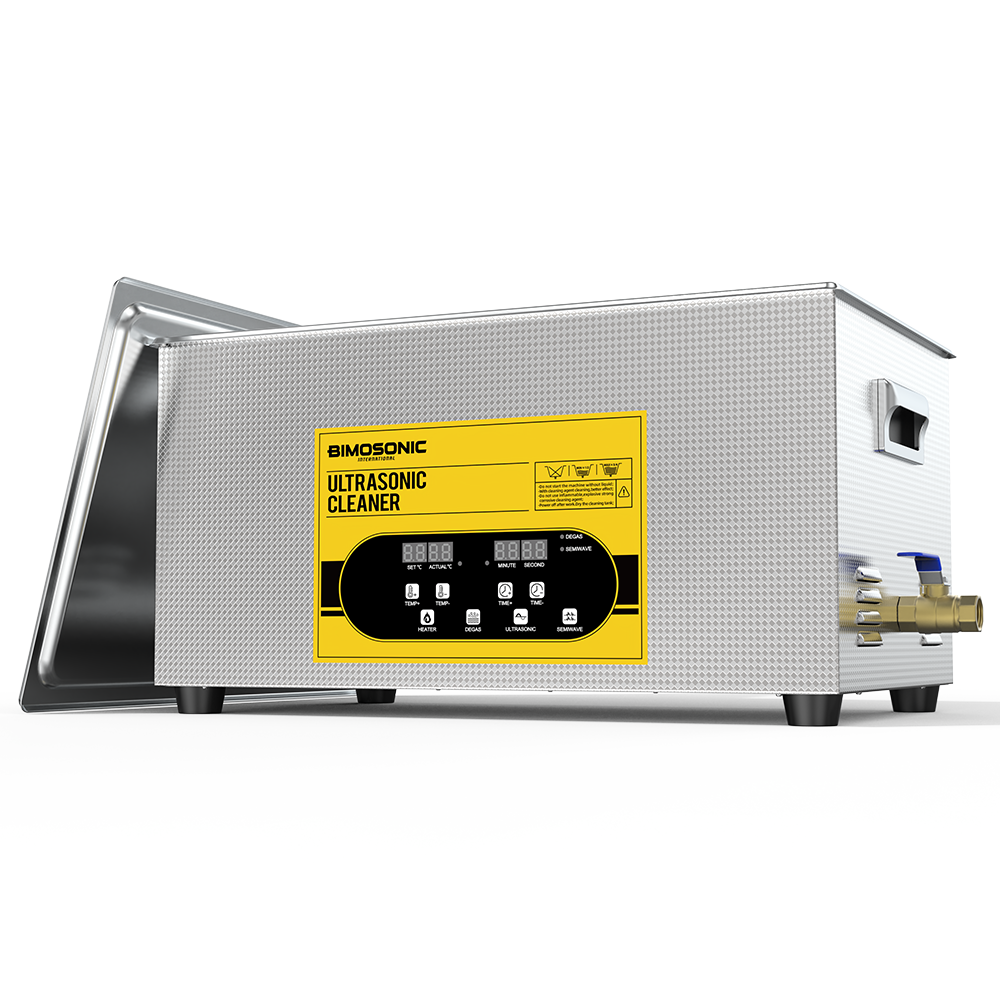 Bimo 15L/30L 600W Ultrasonic Cleaning Machine Adjustable Heating Timing With Degas&Semiwave Ultrasonic Jewelry Cleaner/Cleaning Lab Machin