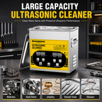 BIMOSONIC 2L Digital Ultrasonic Cleaner | 40kHz Parts & Jewelry Washer with Heater & Degas – product details image 11