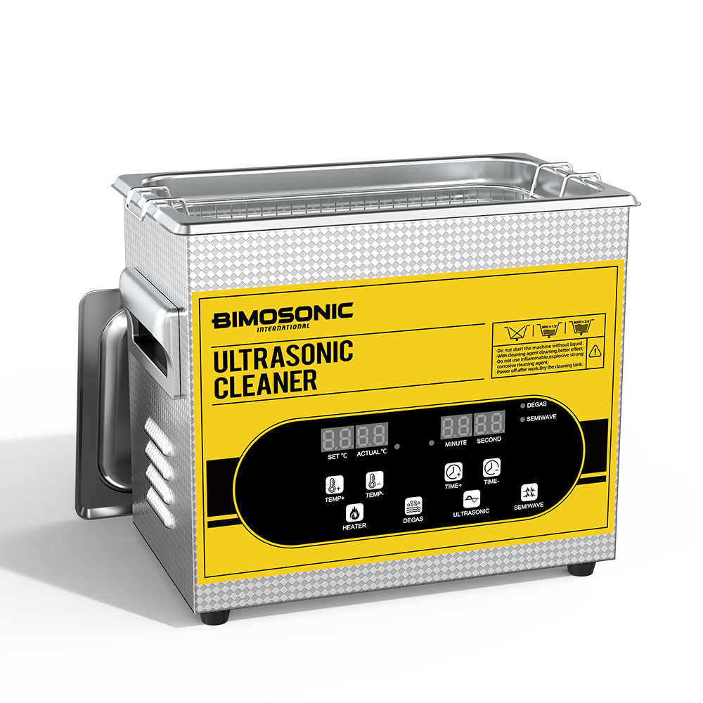 Bimo Ultrasonic Cleaner Machine  40kHz Digital timer heater adjustable series Degassing 3.2L/15L, optical lens, toys etc