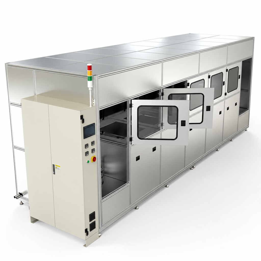 BIMOSONIC 5-Tank Automatic Ultrasonic Cleaning System with PLC Control
