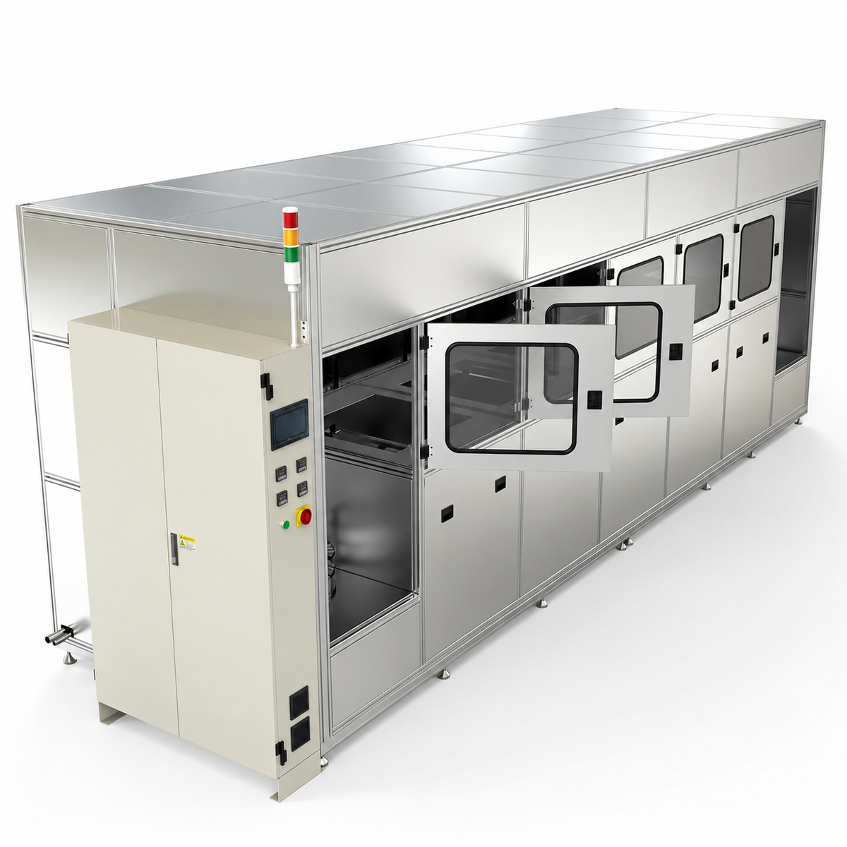 BIMOSONIC 5-Tank Automatic Ultrasonic Cleaning System with PLC Control