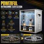 BIMOSONIC 2L Digital Ultrasonic Cleaner | 40kHz Parts & Jewelry Washer with Heater & Degas – product details image 12