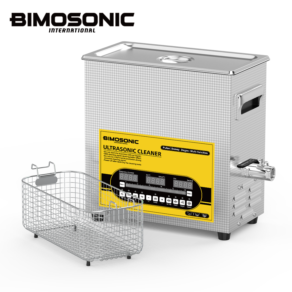 Bimo 3L 10L Tri-Frequency Ultrasonic Cleaner with Degassing Heater Timer for Lab Parts Cleaning