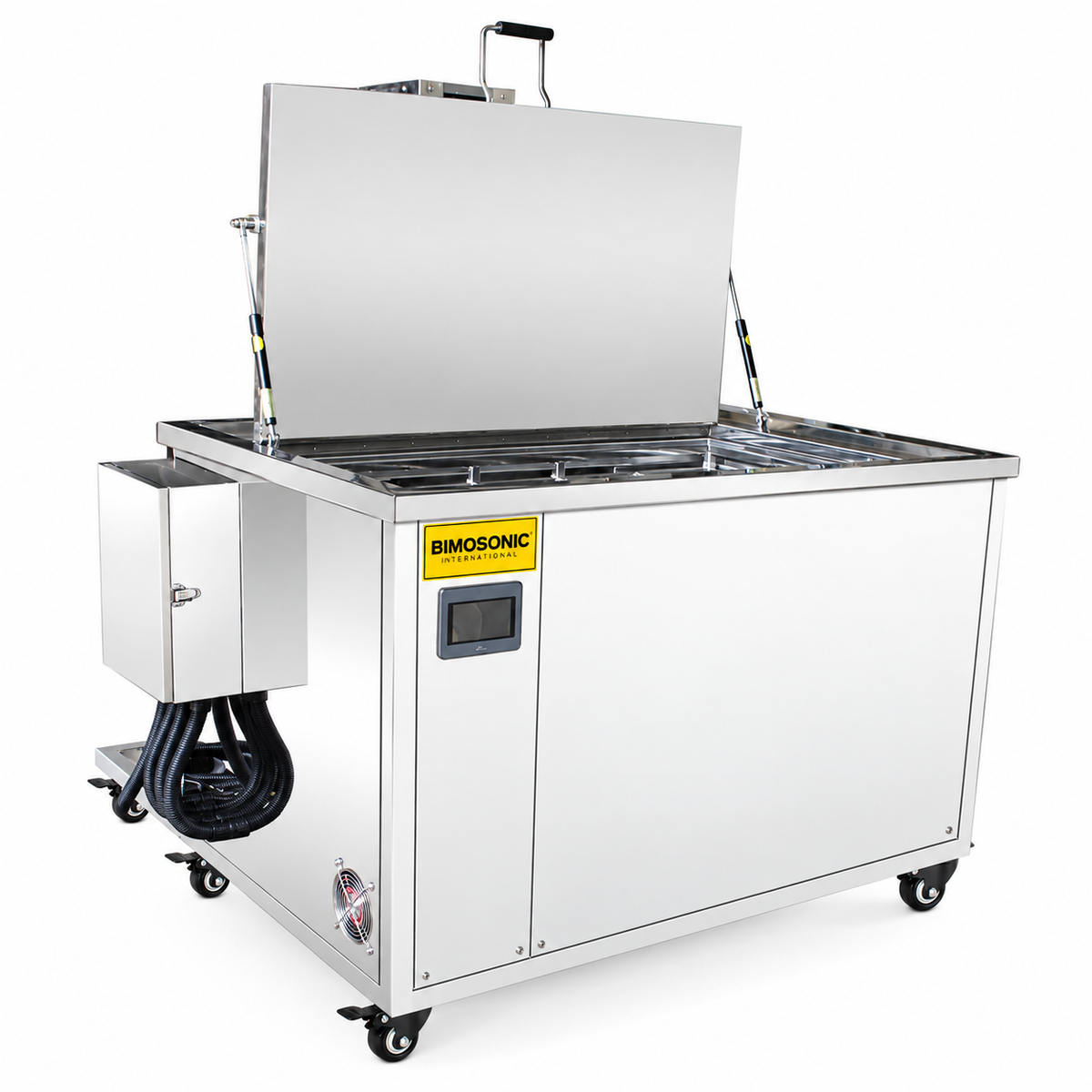BIMOSONIC Industrial Ultrasonic Cleaner with Filtration and Lift Options