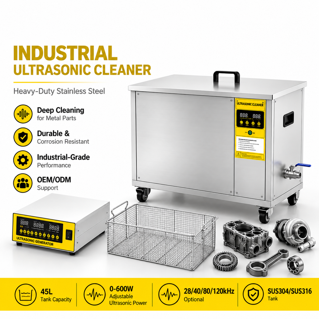 BIMOSONIC Industrial Ultrasonic Cleaner Series for Engine Parts