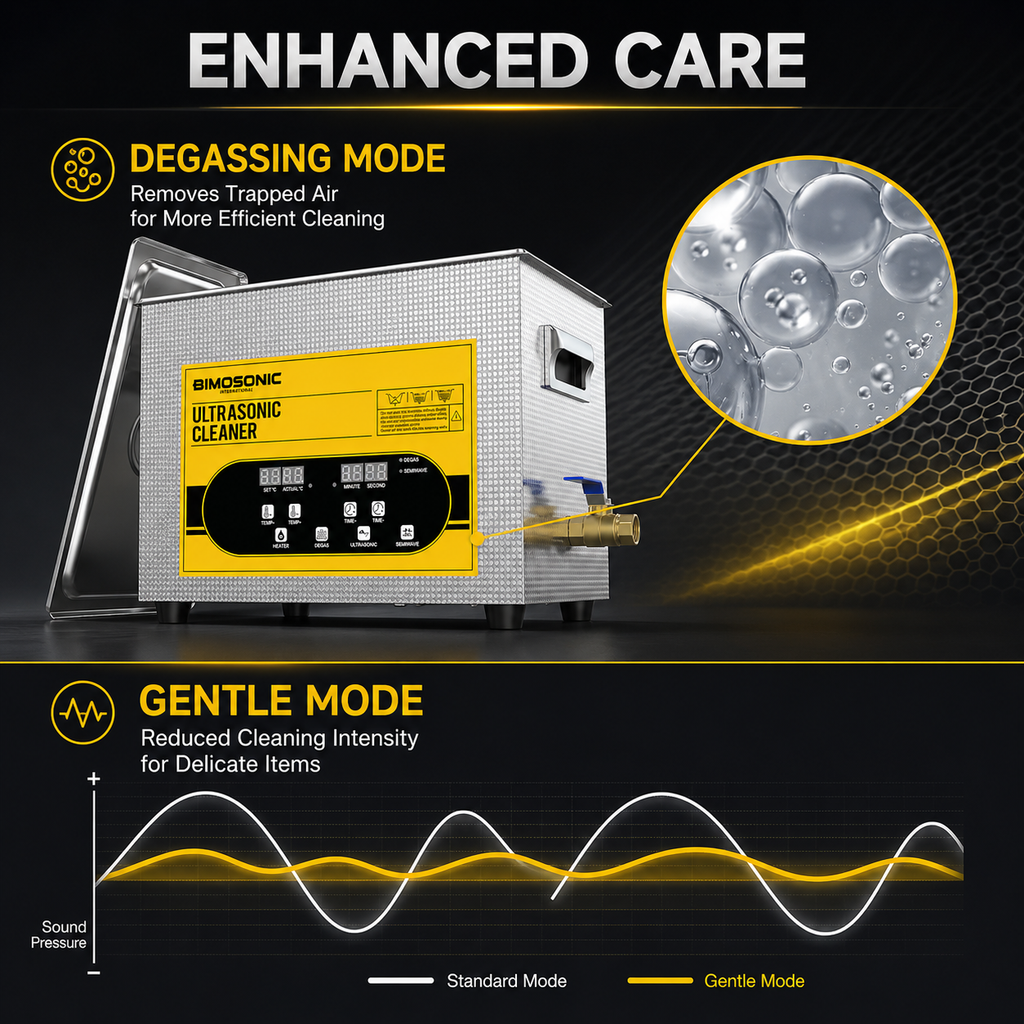 BIMOSONIC 6.5L 40kHz professional ultrasonic cleaner - product image 12