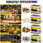 BIMOSONIC Variable Wave Ultrasonic Cleaner (10L/15L) | Precision Parts Washer with Degas – product details image 7
