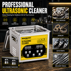BIMOSONIC 2L Digital Ultrasonic Cleaner | 40kHz Parts & Jewelry Washer with Heater & Degas – product details image 5