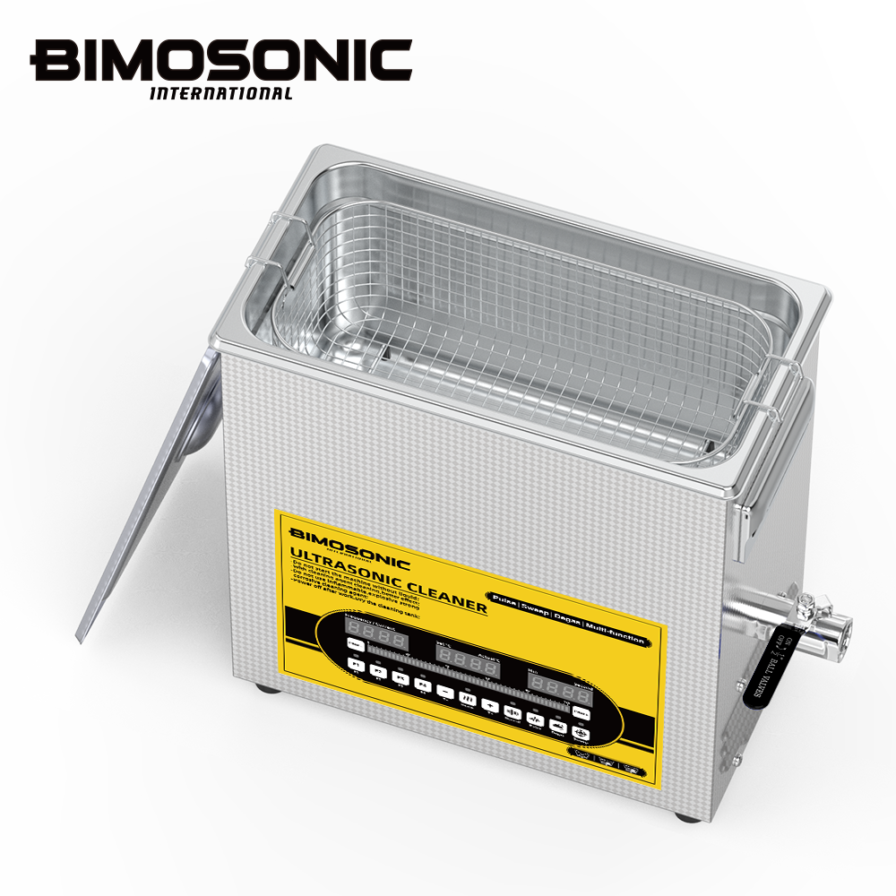 Bimo 3L 10L Tri-Frequency Ultrasonic Cleaner with Degassing Heater Timer for Lab Parts Cleaning