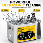 BIMOSONIC 2L Digital Ultrasonic Cleaner | 40kHz Parts & Jewelry Washer with Heater & Degas – product details image 7