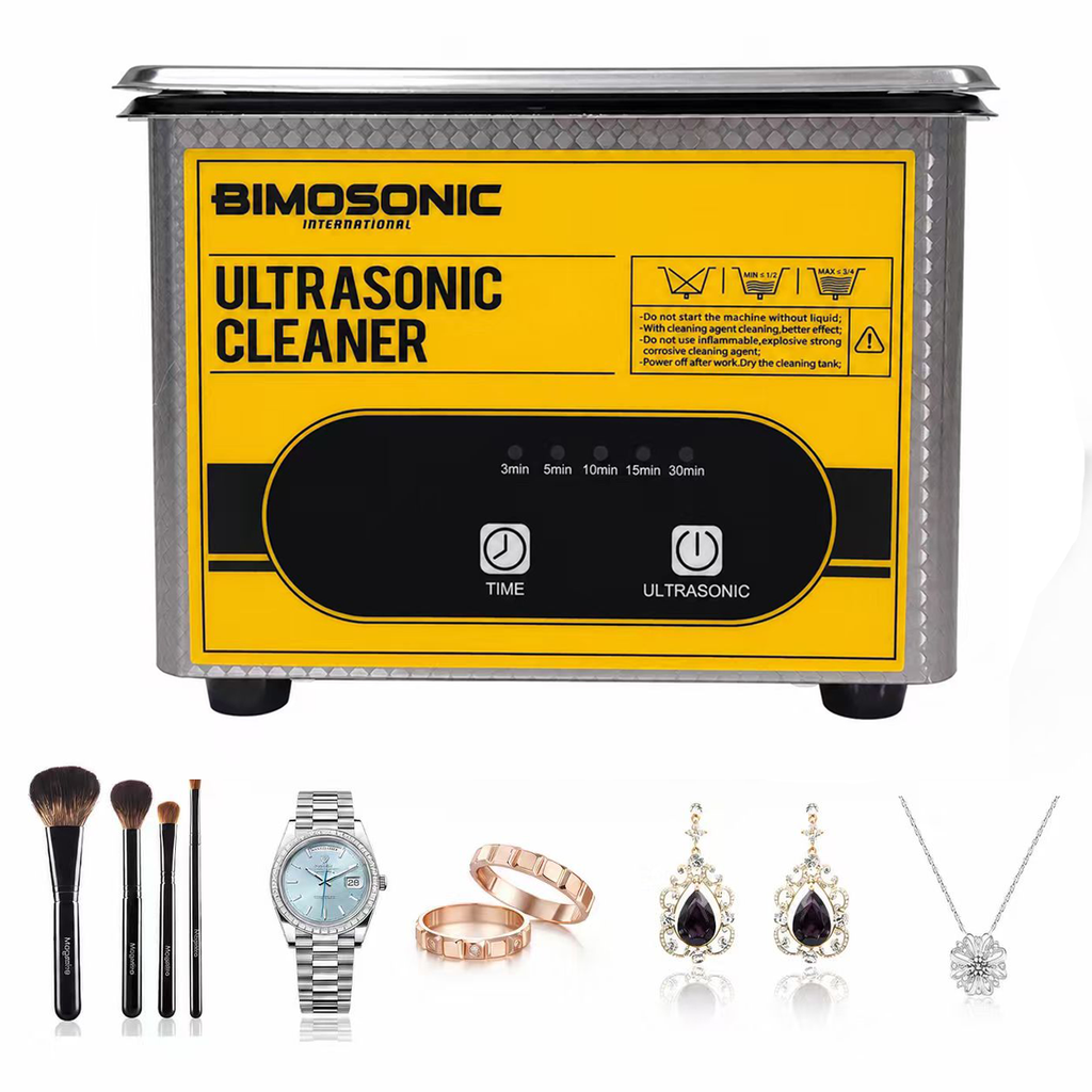 Bimo 2L Digital Ultrasonic Cleaner 40kHz Timer for Jewelry Glasses Watches Fuel Injector