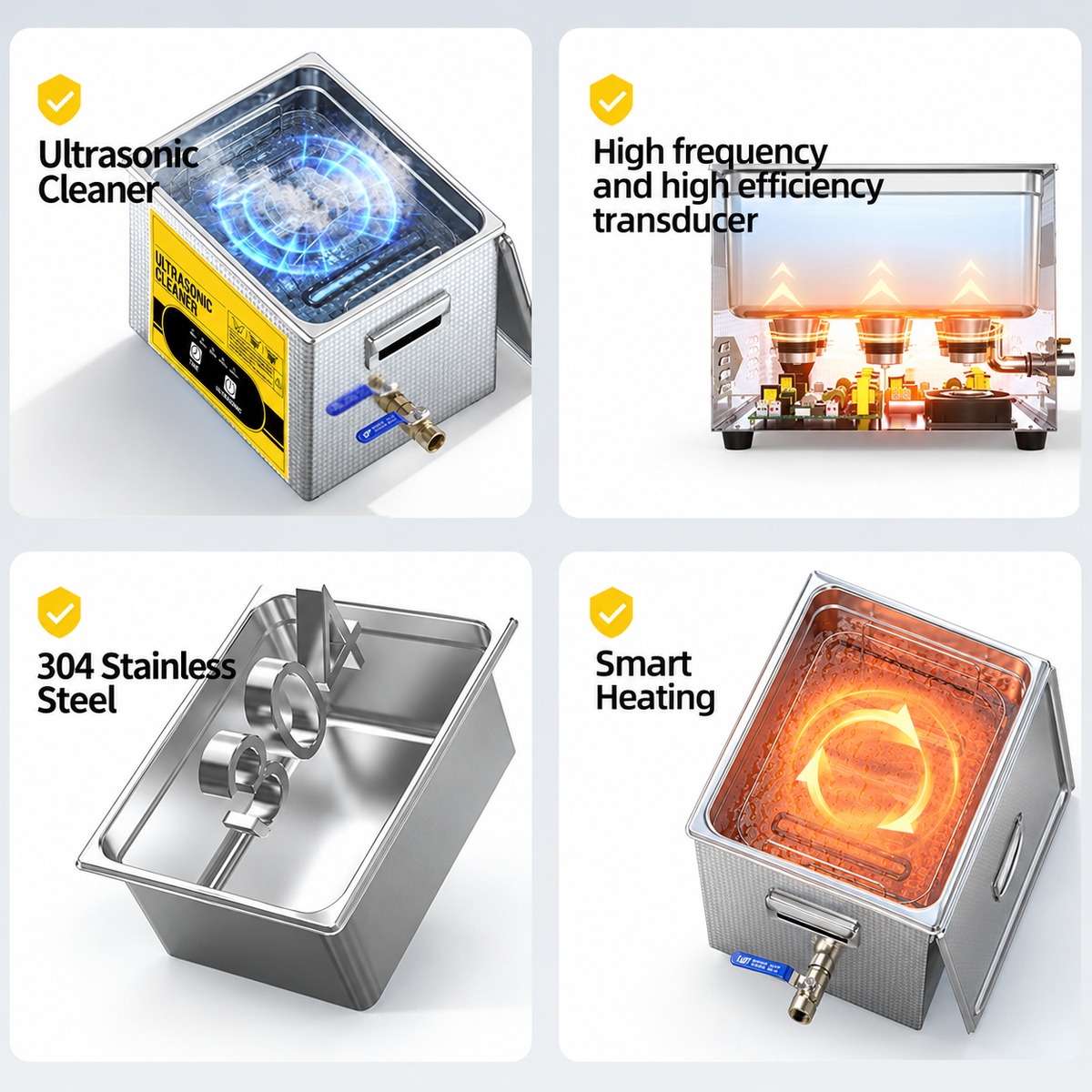 BIMOSONIC Industrial Ultrasonic Cleaner Series for Engine Parts