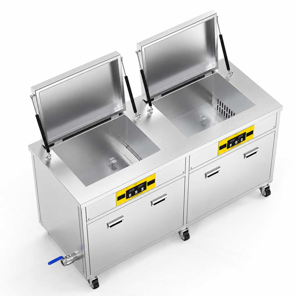 BIMOSONIC 61L 900W Industrial Ultrasonic Cleaner for Auto Parts