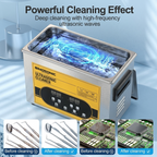 Bimo 3.2L 4.5L 180W Ultrasonic Cleaner with Degassing Semiwave for Jewelry Glasses Lab