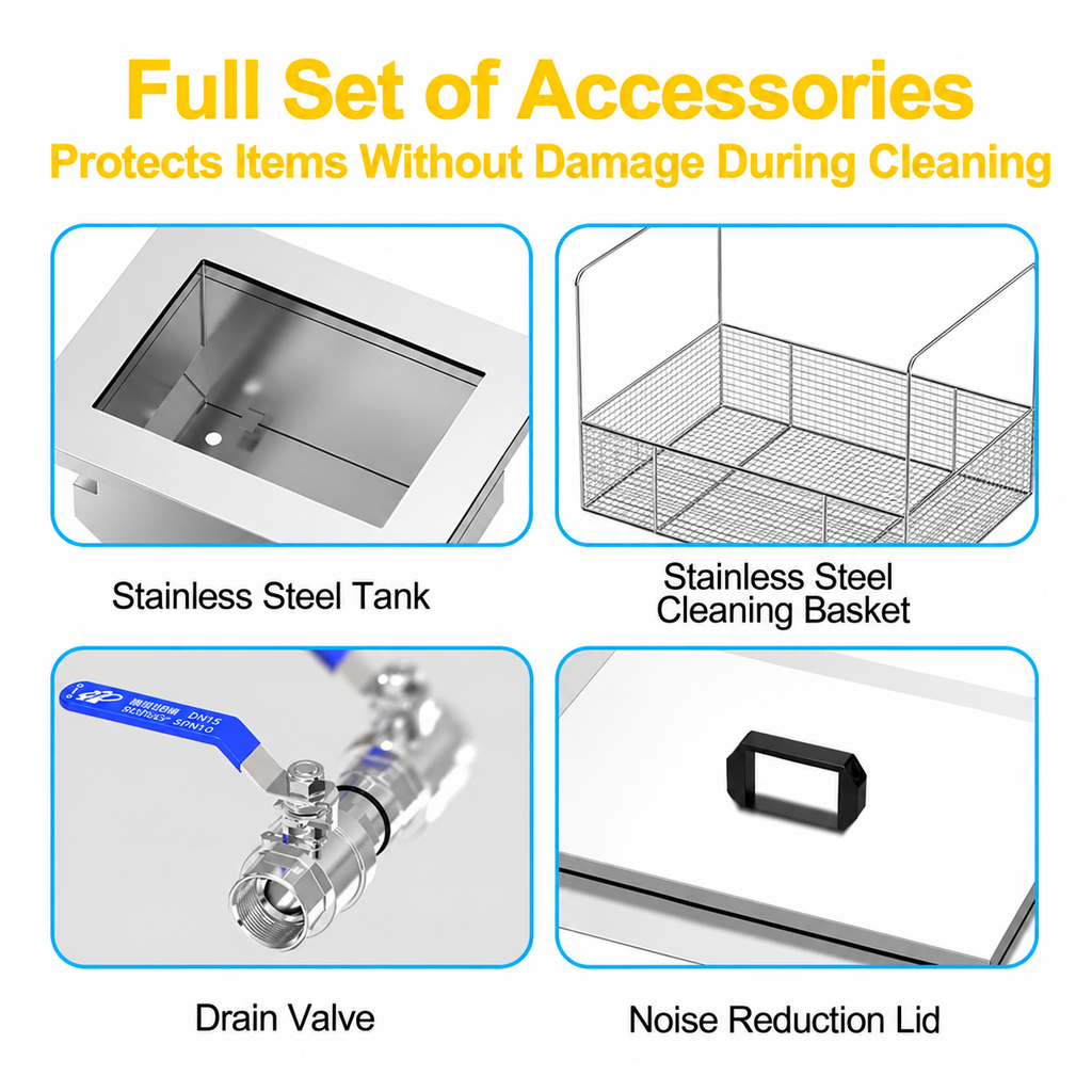 BIMOSONIC Industrial Ultrasonic Cleaner for Engine Blocks and Metal Parts