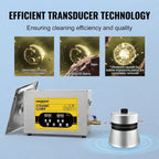 BIMOSONIC 1.3L-6.5L Digital Ultrasonic Parts Cleaner | 40kHz Sonic Washer – product details image 8