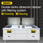 BIMOSONIC 264L 3000W Industrial Ultrasonic Cleaner for Metal Parts