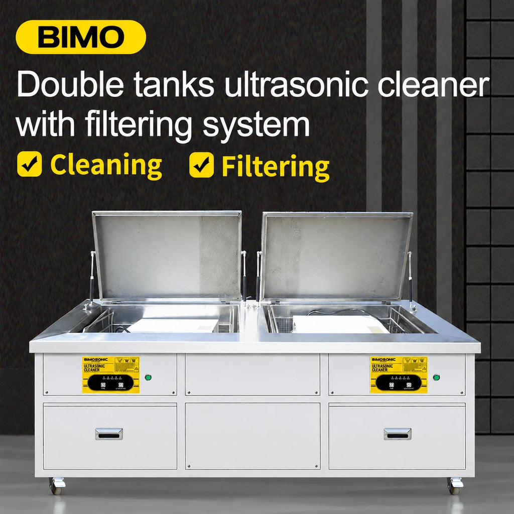 BIMOSONIC 264L 6000W Industrial Ultrasonic Cleaner for Hardware