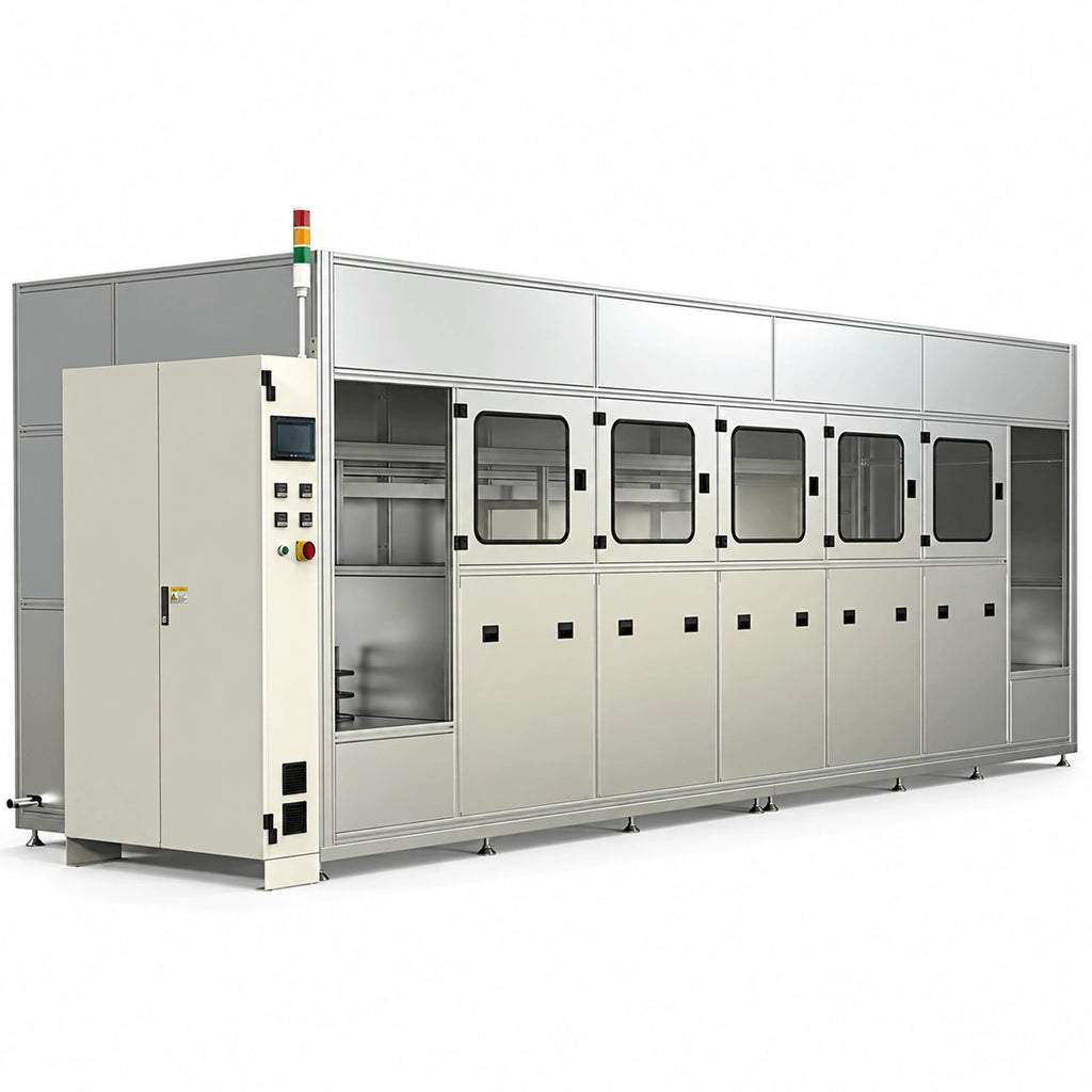 BIMOSONIC 5-Tank Automatic Ultrasonic Cleaning System with PLC Control