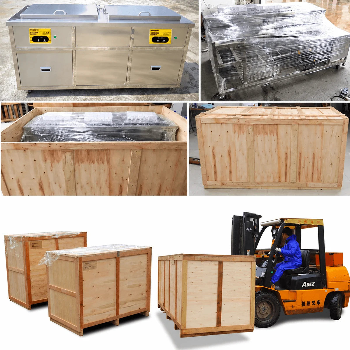 BIMOSONIC 264L 3000W Industrial Ultrasonic Cleaner for Metal Parts