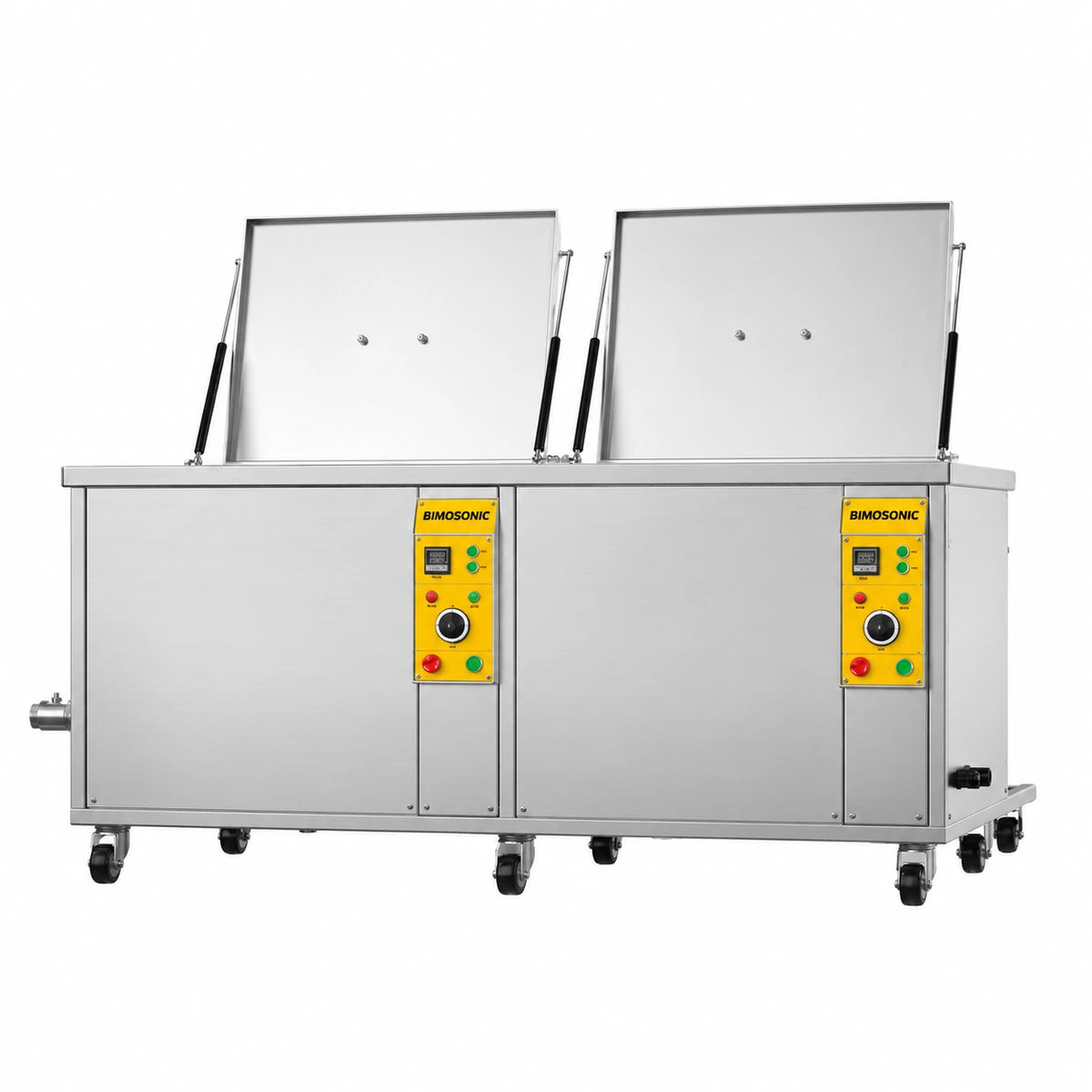 BIMOSONIC 135L 3600W Industrial Ultrasonic Cleaner for Engine Parts