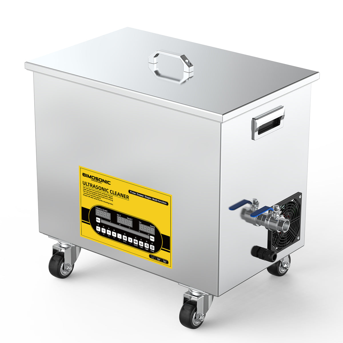 BIMOSONIC 38L Industrial Ultrasonic Cleaner for Engine Parts
