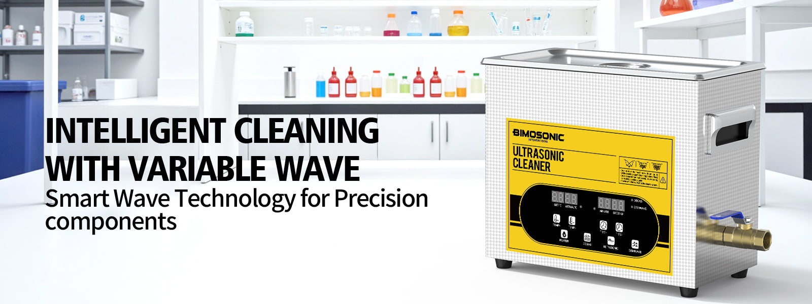Bimo Ultrasonic Cleaner Machine 30L | Heating & Degassing | Adjustable Time & Temperature