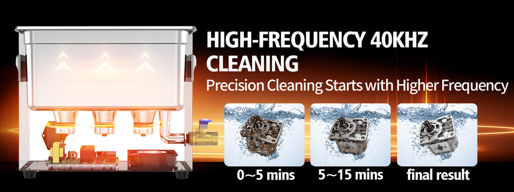 Bimo Ultrasonic Cleaner Machine 30L | Heating & Degassing | Adjustable Time & Temperature