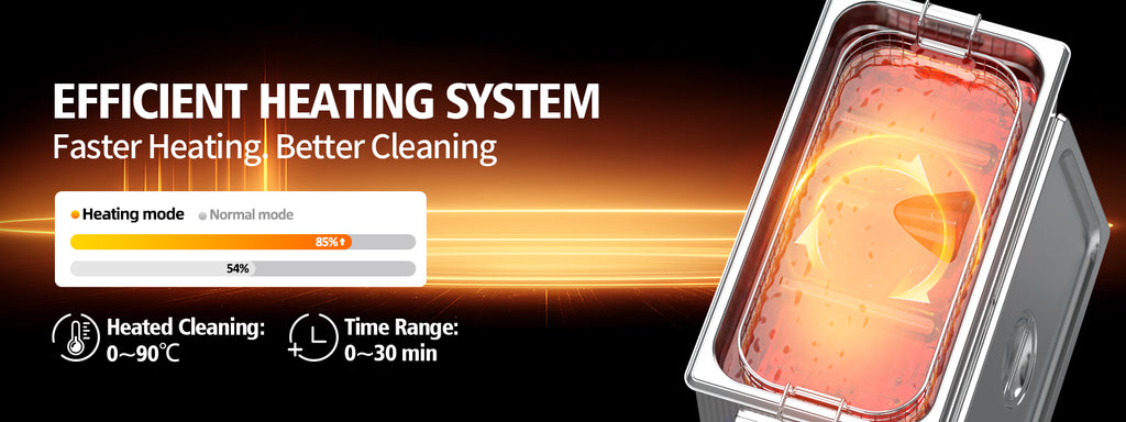 Bimo Ultrasonic Cleaner Machine 30L | Heating & Degassing | Adjustable Time & Temperature