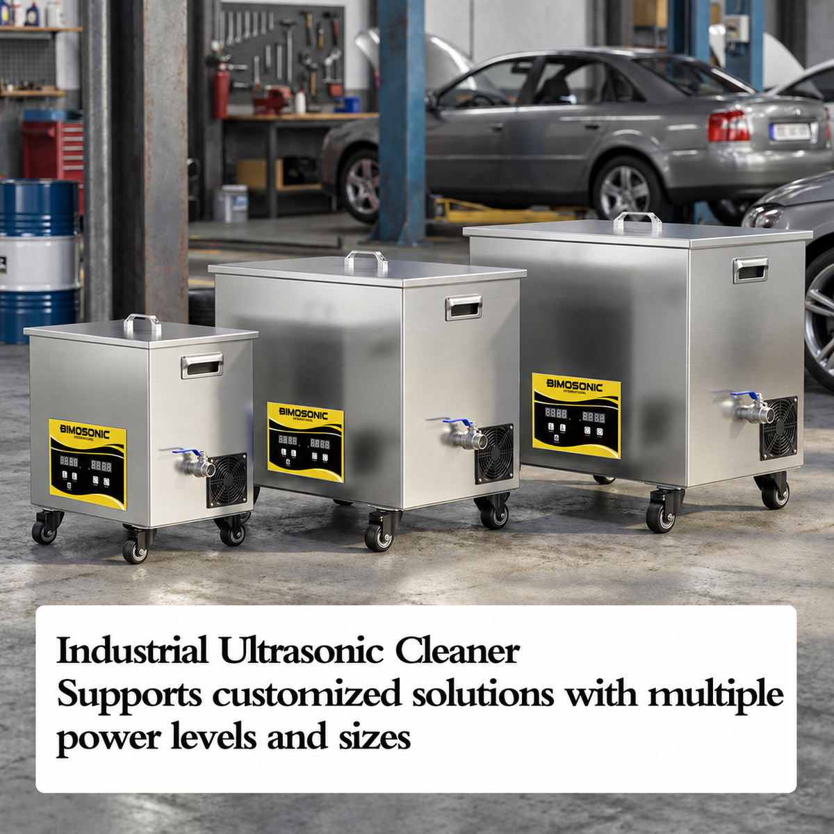 BIMOSONIC Industrial Ultrasonic Cleaner for Automotive Components