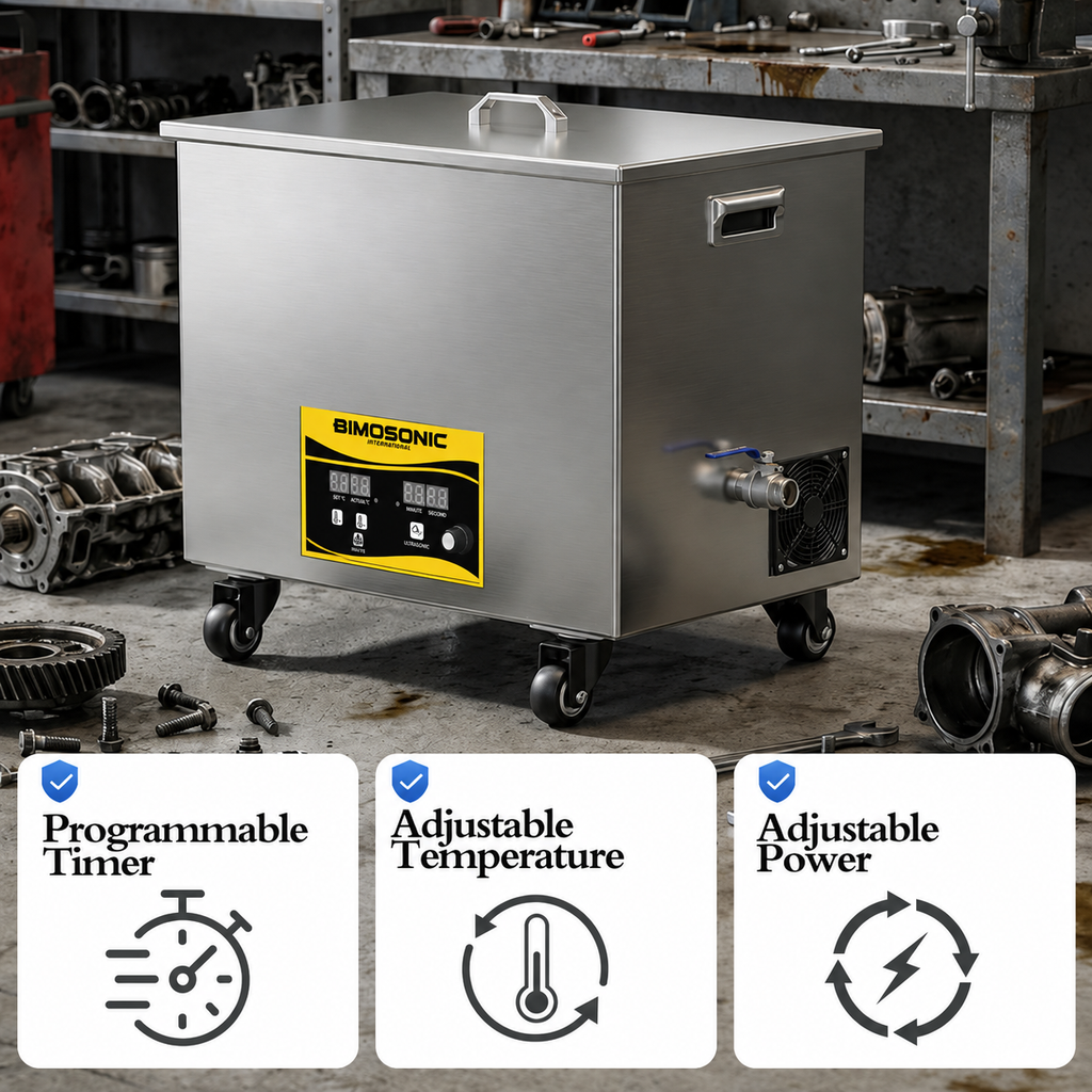 BIMOSONIC Industrial Ultrasonic Cleaner for Automotive Components