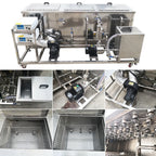 BIMOSONIC Three-Tank 360L Industrial Ultrasonic Cleaning System