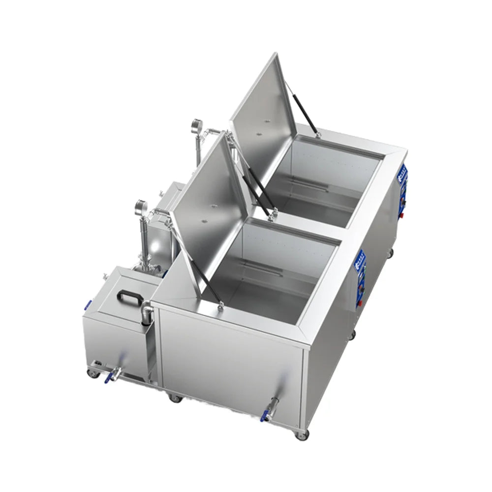 BIMOSONIC 135L 3600W Industrial Ultrasonic Cleaner for Engine Parts