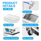 BIMOSONIC 61L Industrial Ultrasonic Cleaner for Printheads and Parts