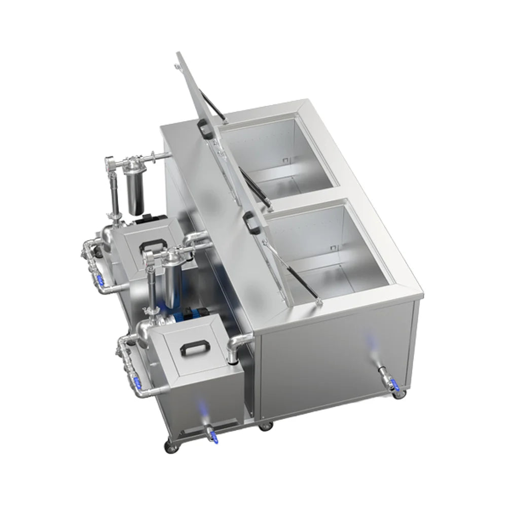 BIMOSONIC 135L 3600W Industrial Ultrasonic Cleaner for Engine Parts