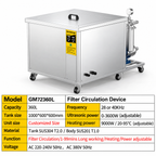 BIMOSONIC 360L Industrial Ultrasonic Cleaner for Automotive Parts