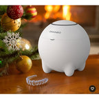 48kHz Ultrasonic Retainer Cleaner 24W for Night Guards Mouth Guards Dentures Dental 4 Modes
