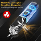 Ultrasonic Cutter Multifunctional Hand-held Craft Cutting Tool Cuts 3D Printed Models, PVC, Leather 35W 40kHz Precision Cutting Dual Functio