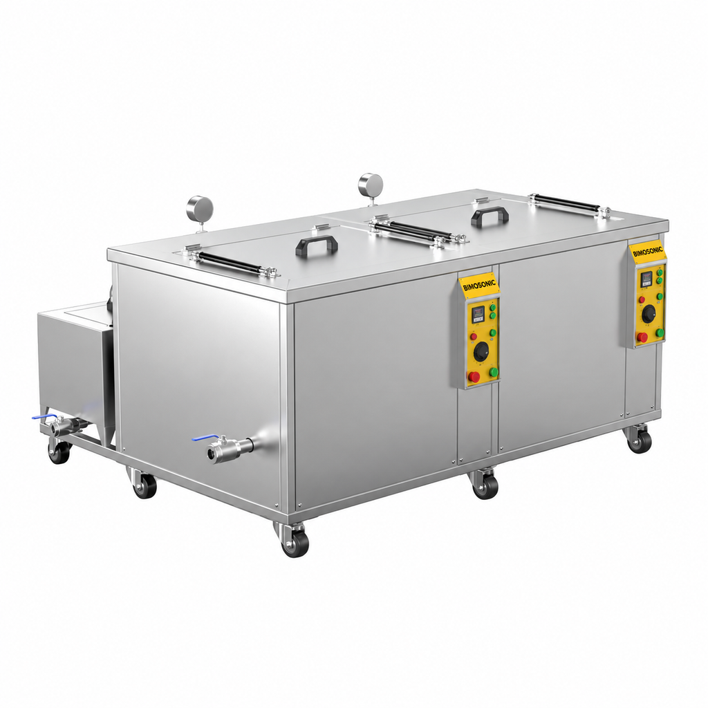 BIMOSONIC 45L Industrial Ultrasonic Cleaner for Engine Components