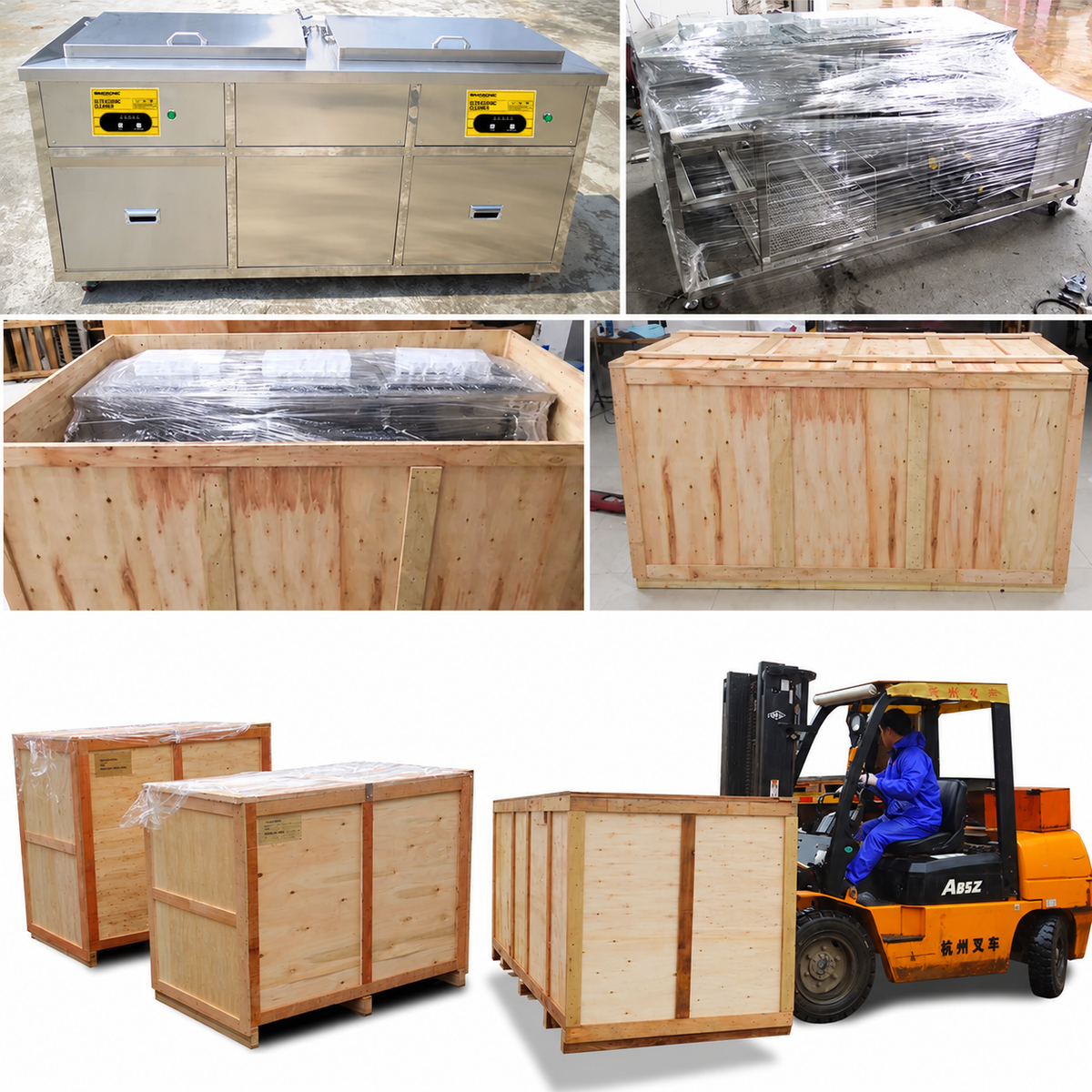 BIMOSONIC 264L 3000W Industrial Ultrasonic Cleaner for Metal Parts