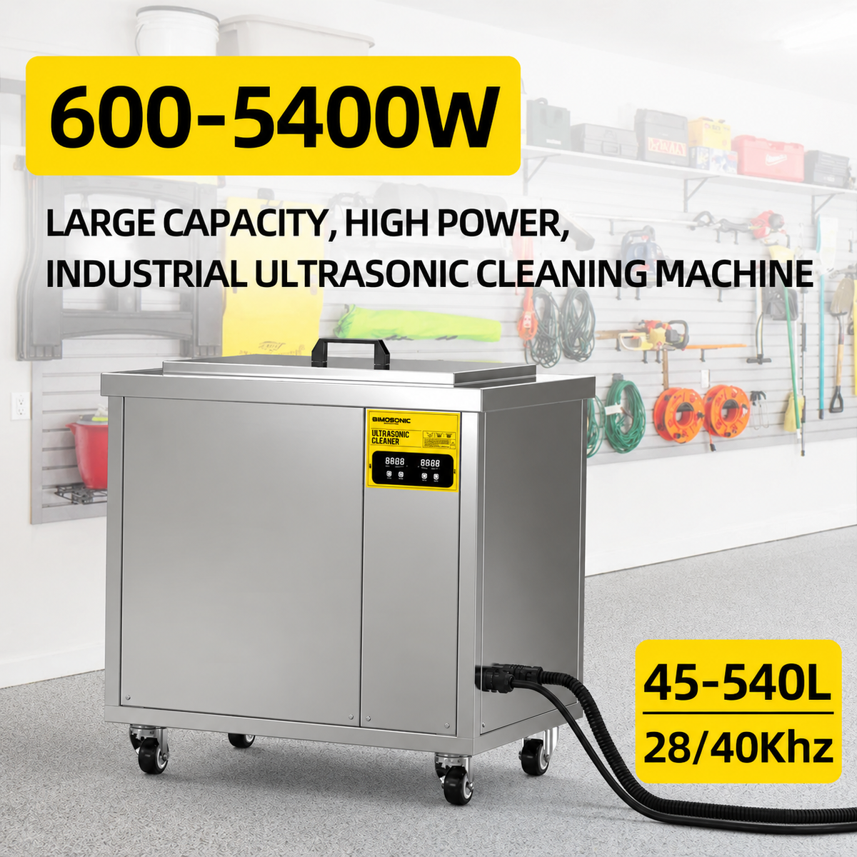 BIMOSONIC Industrial Ultrasonic Cleaner for Parts and Equipment